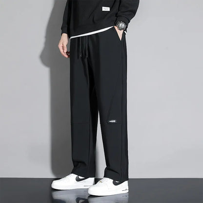 10XL Casual Pants Mens Straight Loose Trousers Men Clothing Elastic Waist Quick Dry Pants Summer Fashion Oversized Joggers Pants