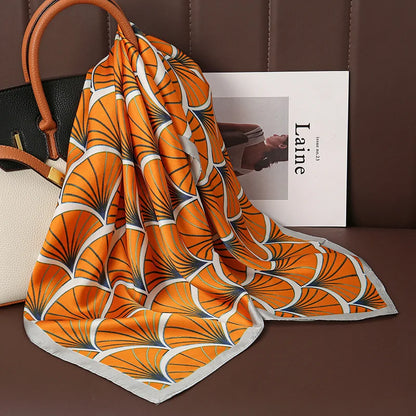 Luxury Satin Silk Scarf - Womens Fashion Shawl Hijab Neckerchief Bandana 2023