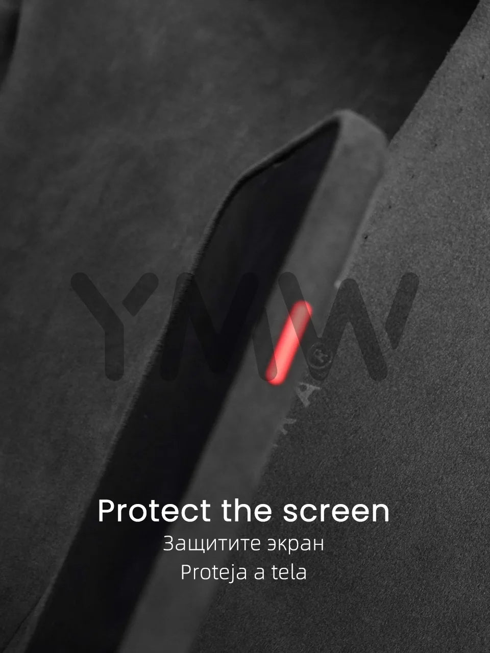 Luxury Magnetic Alcantara Case for iPhone 17161514 Pro Max - Suede Leather Supercar Design