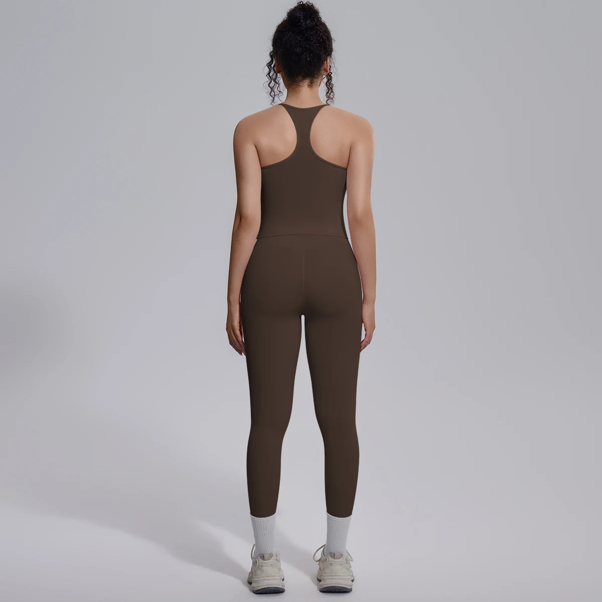 Quick Drying Legging Outdoor Running Yoga Set for Womans High Waisted Push Up Female Pants Gym Sexy Beautiful Back Vest Yoga Set