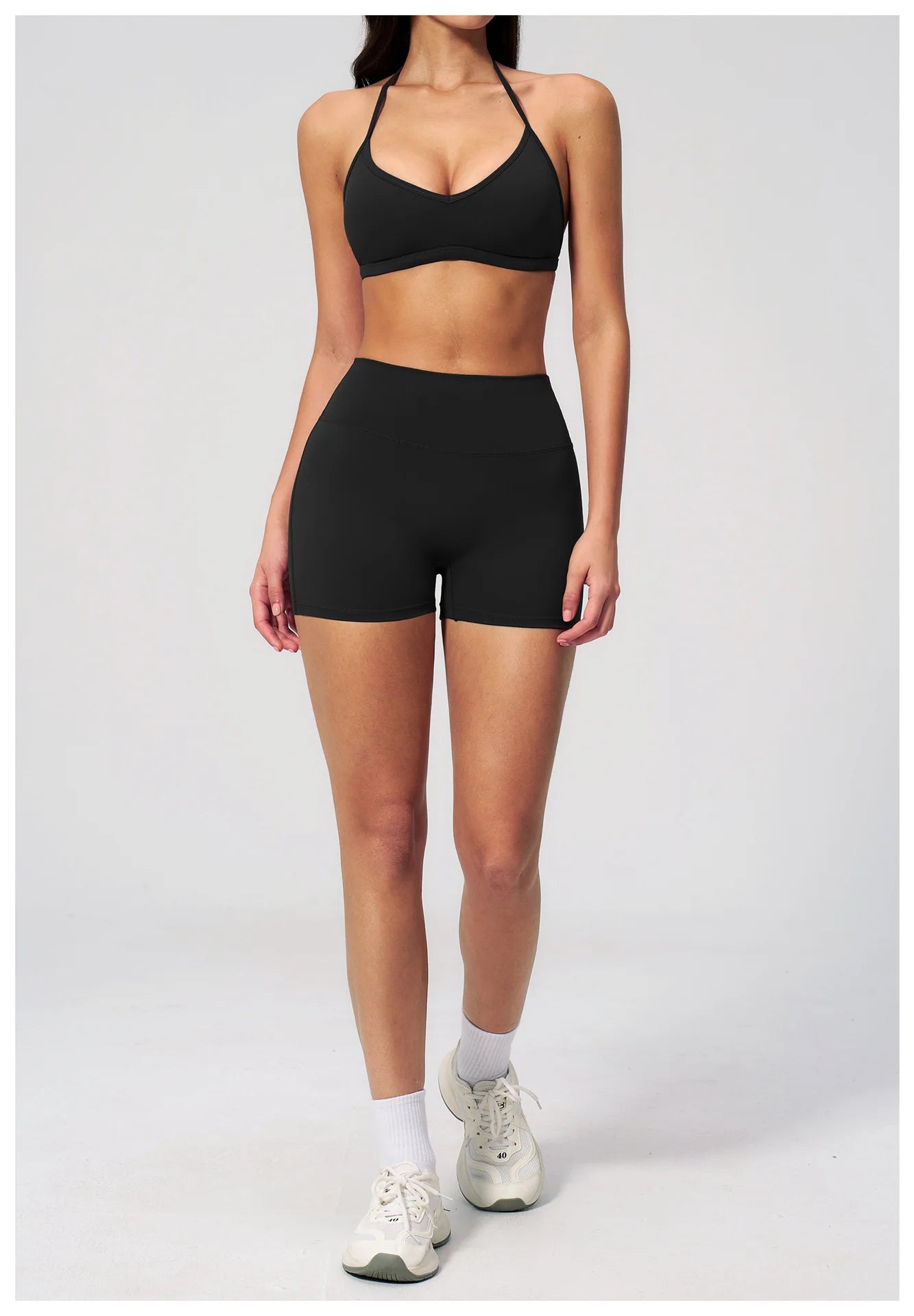 Summer Yoga Set 2 Pieces Women Tracksuit Workout Clothes Sports Outfits High Waist Shorts Fitness Sports Suit Female Gym Clothes