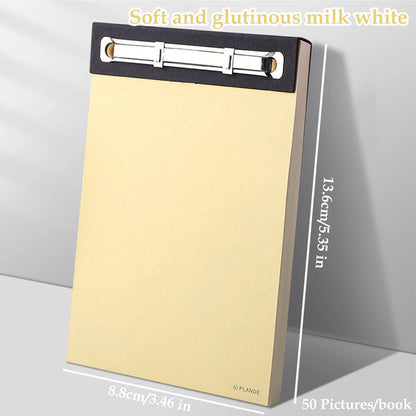 75 Sheets Blank Notepad - Tearable Student Memo Notebook