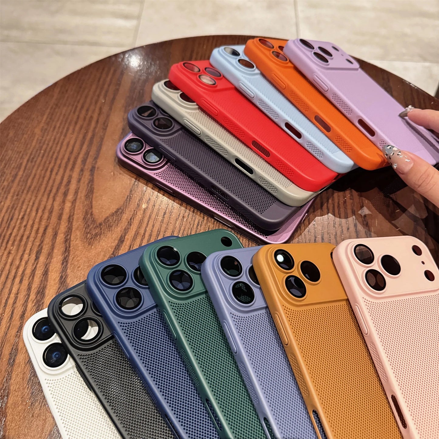 Ultrathin Heat Dissipation Case with Lens Protector for iPhone 1716151413 Pro Max Plus - ZOOMNSTORE