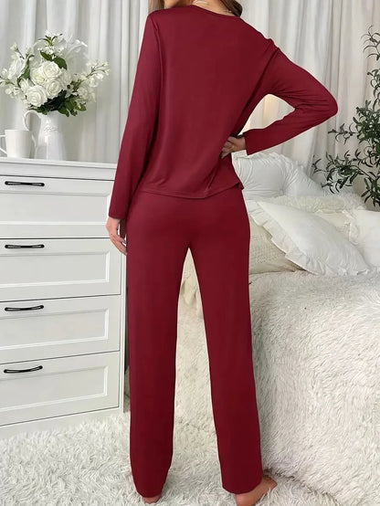 Sleepwear Women's Nightgown Long Sleeve Pajamas Ladies Pj Sets for Woman Pyjamas Set Pajama Girl Home Wear Set Homewear Female