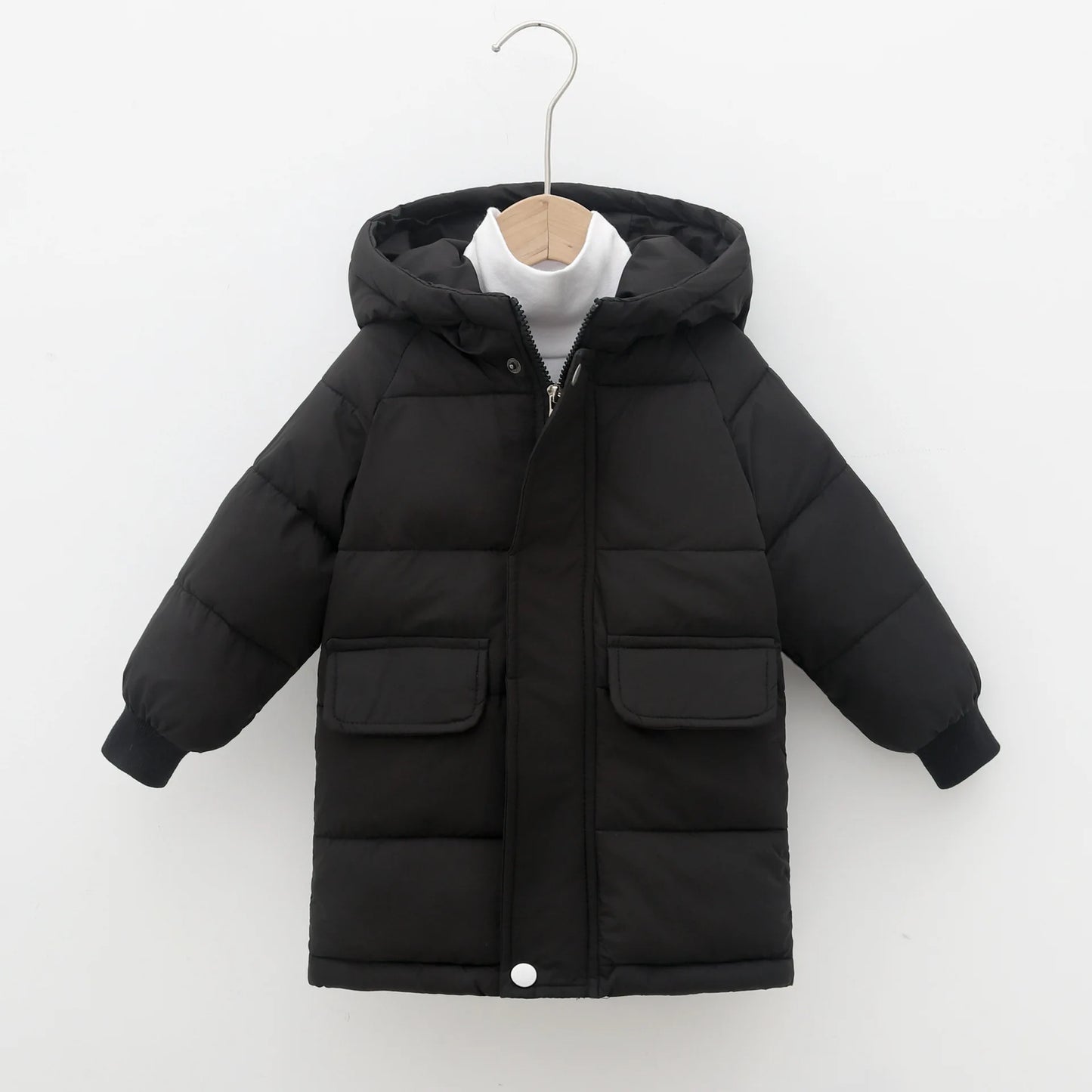 Kids Down Jacket – Thick Cotton Padded Parka | Warm Winter Coat For Boys Girls