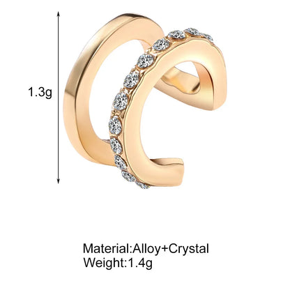 Clip-On Ear Cuff – Non-Piercing Fake Cartilage Earring