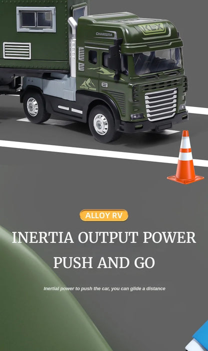 2025 Hot 39cm Car Model Toys for Children Kids Games Boys Motor Home Christmas Train Alloy Cars At Scale Girl Gifts with Light