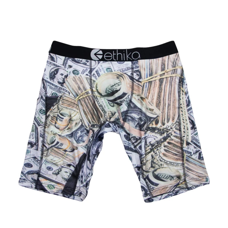 ETHIKA 1Pcs Men Underwear Breathable Summer Swimming Mens Boxershorts Panties Plus Size S-3XL Man Underpants Men's Boxers Briefs