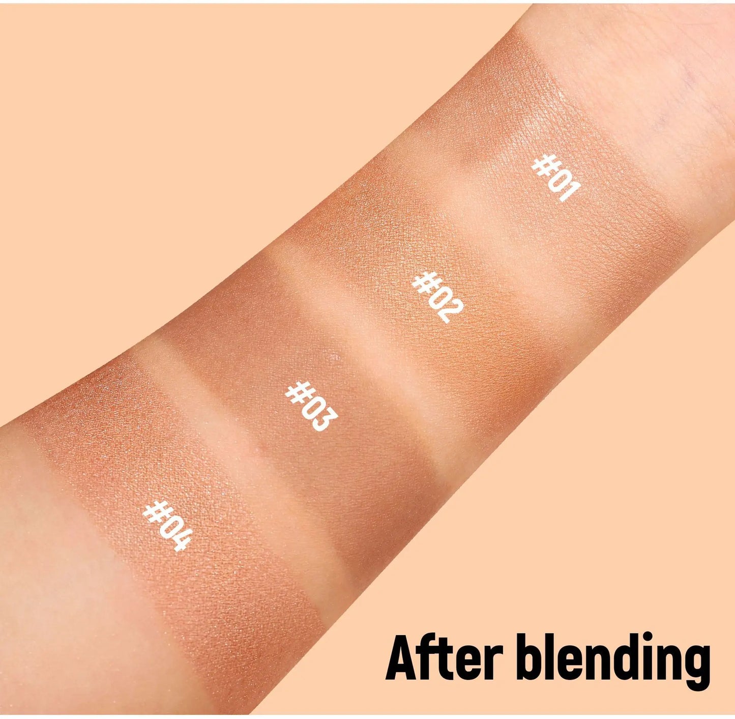 Matte Bronzer Liquid Makeup Waterproof Tanning Cream Body Oil Control Moisturizer Pearlescent Shine For Silky Skin Finish