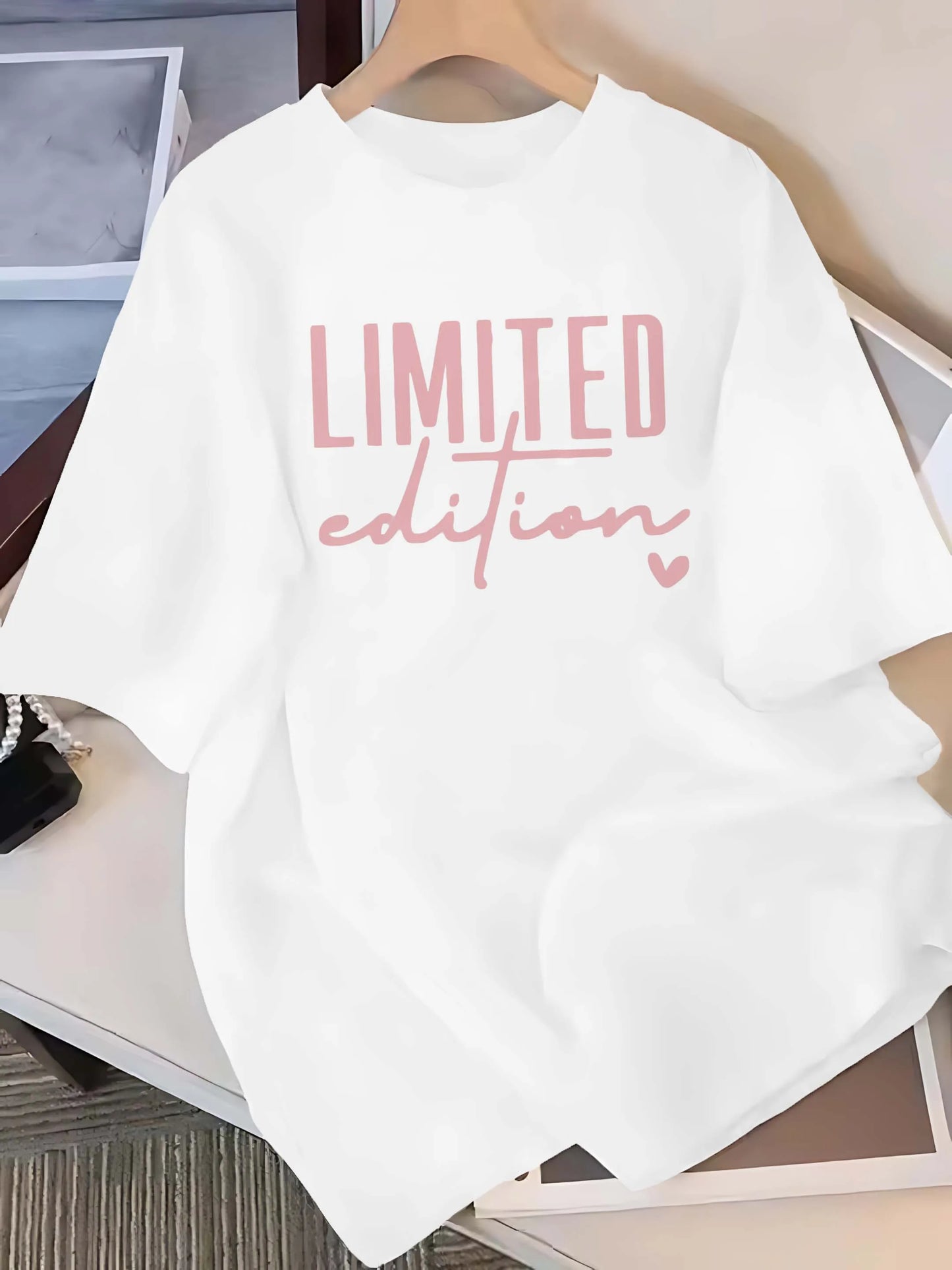 Plus Size Fashion Tee - Limited Edition Graphic Slogan Casual Summer Shirt