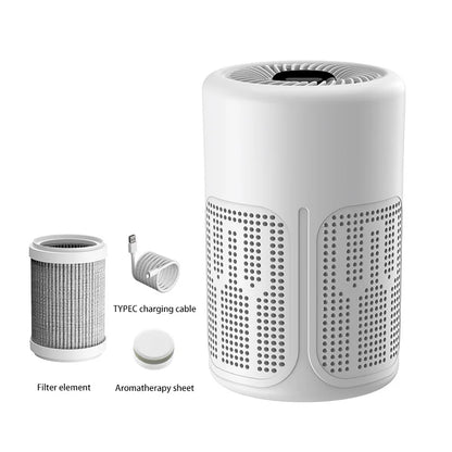 Portable Mini USB Air Purifier - Negative Ion Generator for Home Car Office Travel - ZOOMNSTORE