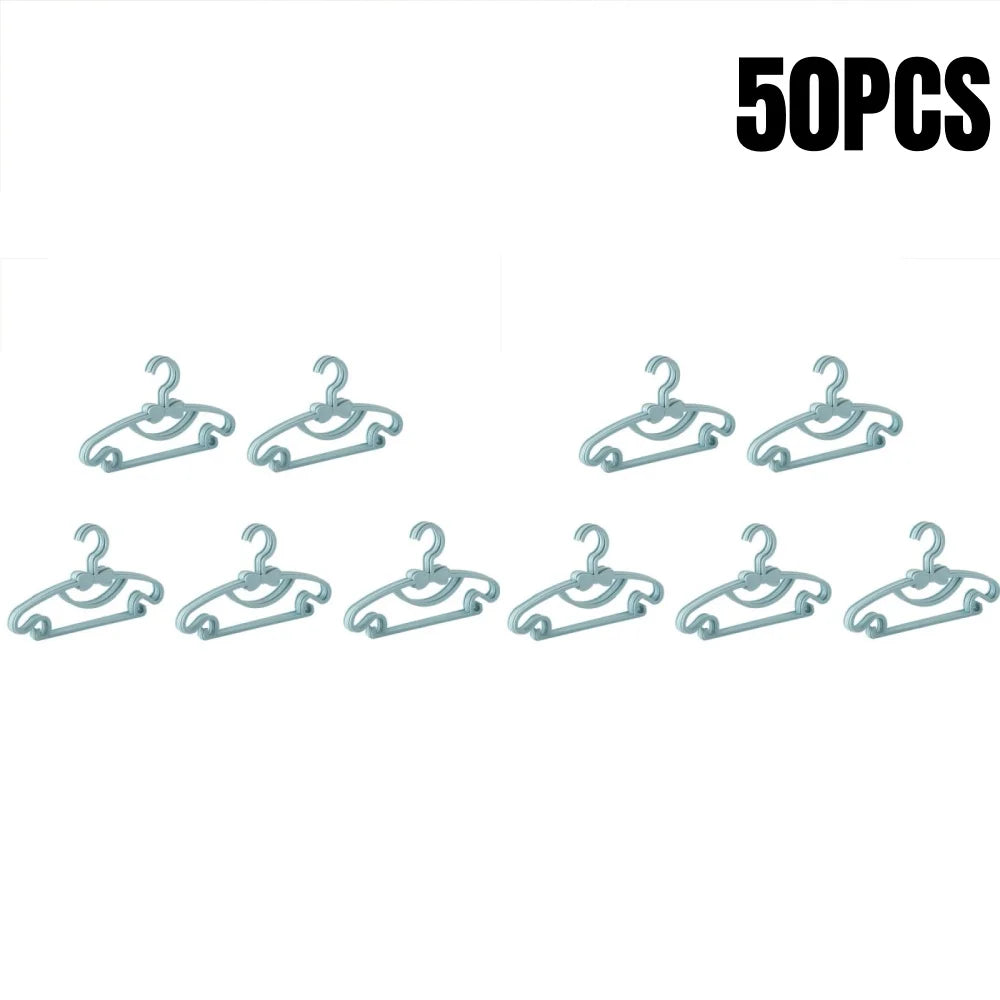 Baby Clothes Hangers - Slim Plastic Nursery Hanger Design | Anti Slip Kids Hangers