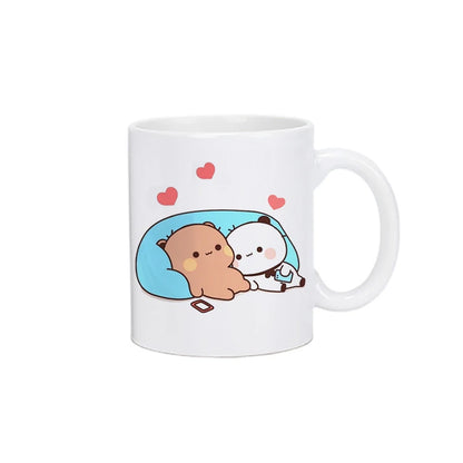Coffee Milk Cup - Ceramic Mocha Cat Mug | Eco Friendly Kawaii Drinkware Gift