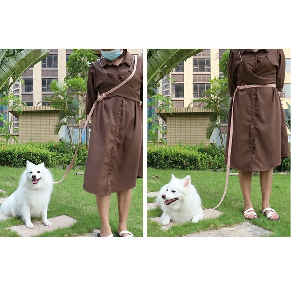 Adjustable Dog Collar Leash Set Waterproof Washable PVC Pet Collars Combo Dirt Resistant Quick Release Buckle Soft Dog Leashes