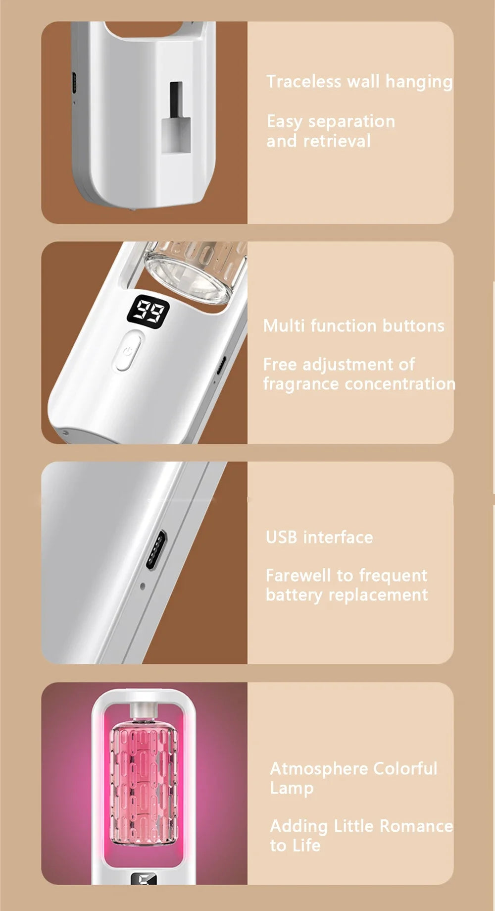 Essential Oil Diffuser  Humidifier - Aromatherapy Air Freshener for Home  Hotel - ZOOMNSTORE