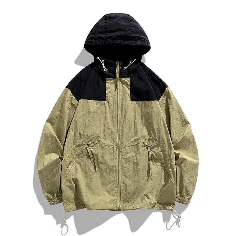 Summer New Hong Kong Style Couple Style Japanese and Korean Versatile Sunscreen Clothing Fashion Trend Versatile Outdoor Couple