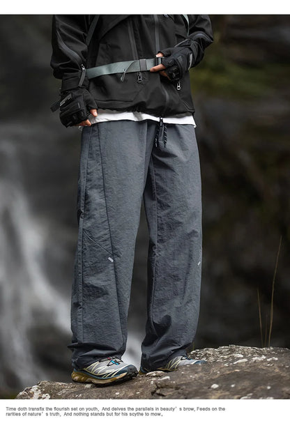 TFETTERS Brand Outdoors Men's Cargo Pants 2026 Spring Summer Outdoors Outing Casual Pants Man Watertight Baggy Riding Clothes