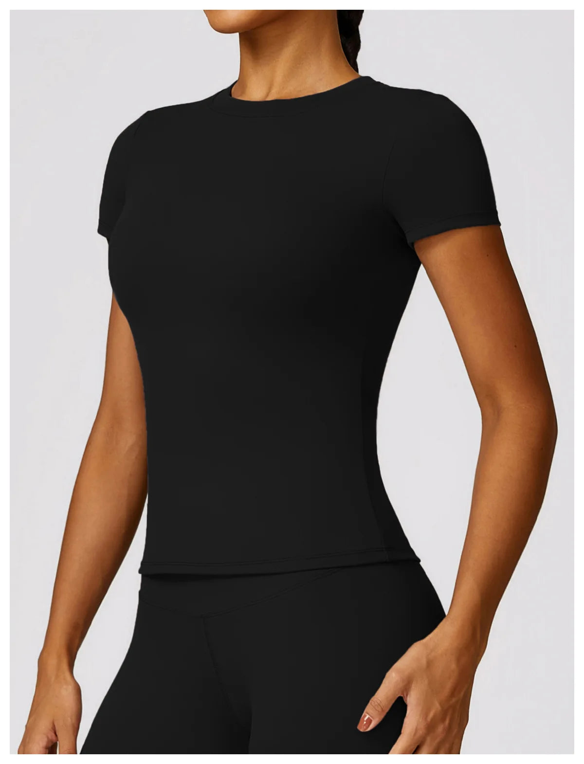 Women Yoga Top - Seamless Sport Shirt | Breathable Short Sleeve Gym Tee