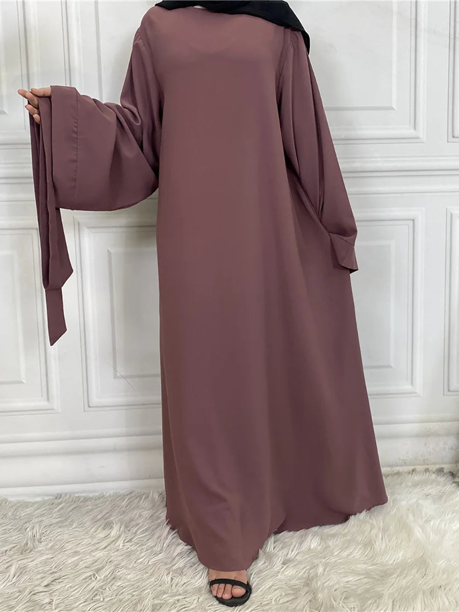 Modest Abaya Dress Ramadan Kaftan For Women | Elegant Muslim Maxi Robe