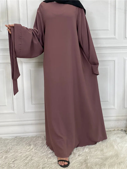 Modest Abaya Dress Ramadan Kaftan For Women | Elegant Muslim Maxi Robe
