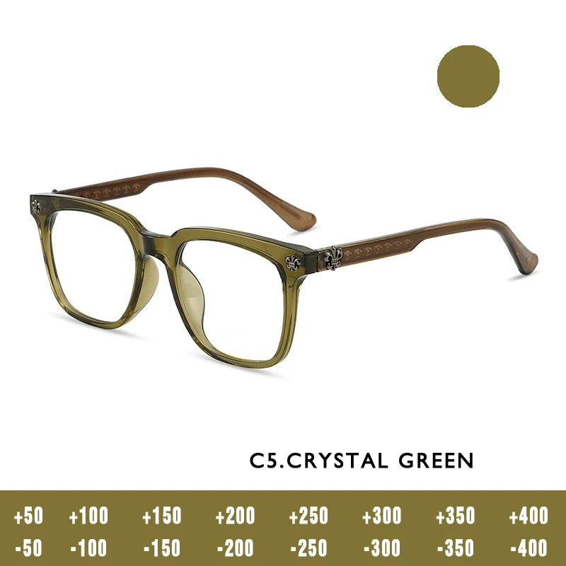 Reading Glasses Men - KANSEPT Rectangle Eyewear with Blue Light Lenses & Anti-Reflective Coating
