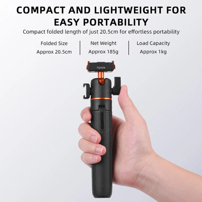 Flymile Action 5 Pro 21.25IN Tripod Selfie Stick for DJI OSMO 360 Action 4 3 Accessory Magnetic Quick Release Base Extension rod