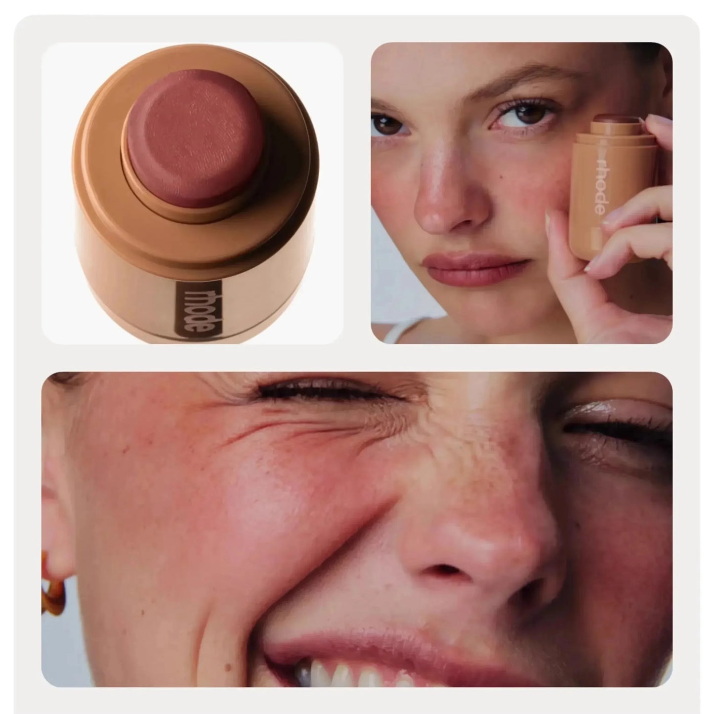 Hydrating Lip Gloss - Long Lasting Waterproof Glazing Mist & Rouge Powder Blush Stick
