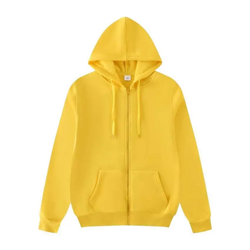 Women Oversized Zip Up Hoodie Solid Black Loose Full Zipper Hooded Sweatshirt Casual Pocket Streetwear Soft Thick Hooded Jacket