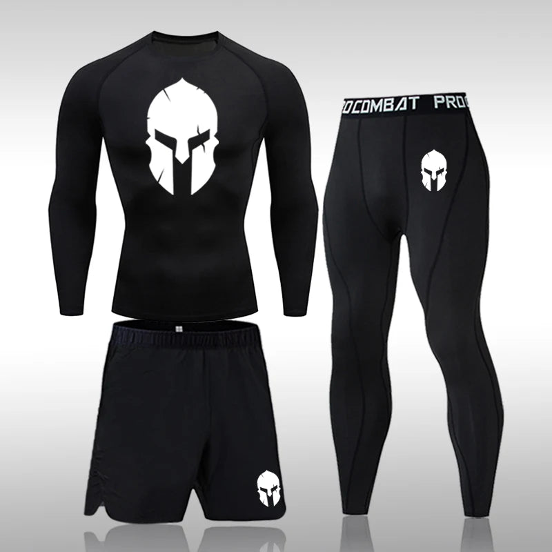 Men Sport Suits - Compression Workout Gear | Rashguard Shirts & MMA Fightwear