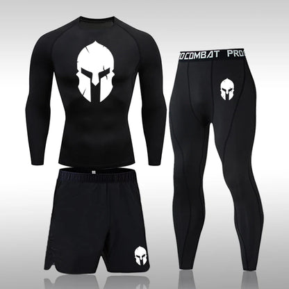 Men Sport Suits - Compression Workout Gear | Rashguard Shirts & MMA Fightwear