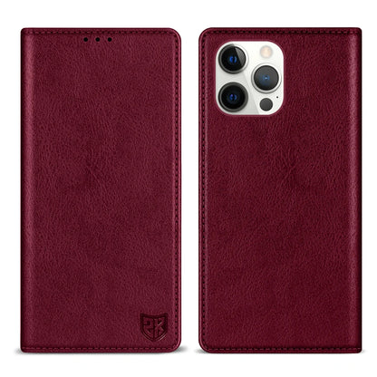 Wallet Skin Friendly Card Slot Magnetic Flip Leather Case For iPhone 17 Pro Max Air 16e 16 15 14 Plus 13 12 11 XR Card Holder