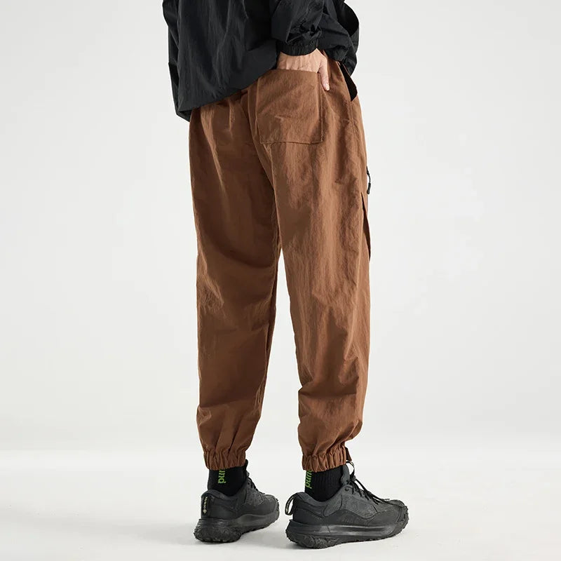 CHRLCK Men's Water-repellenHiking Pants Quick Drying Fashion Cargo Pants Breathable Trousers Fishing Camping Outdoor Sport Pants