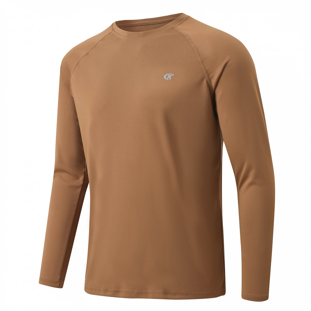 Men UPF 50+ Long Sleeve T-Shirt, Rash Guard Breathable Tops, Pullover Shirt for Sport Fishing Hiking Running Beach Surfing