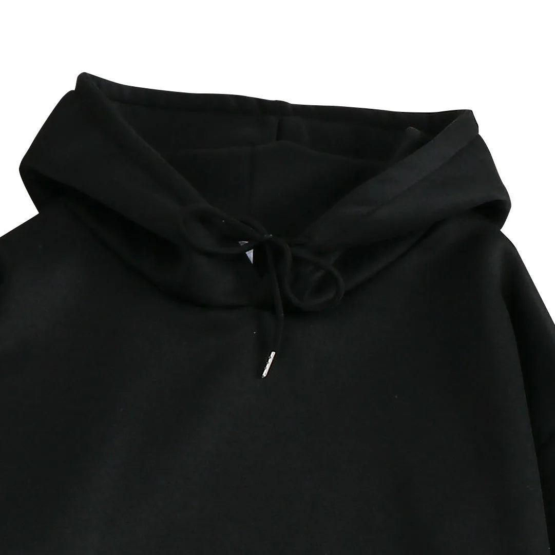 2026 new Hoodie with mottled distorted patterns multi-line text graphics with gradual color changes suitable for both men women