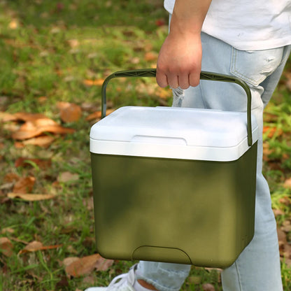 13/6L Cooler Box Portable Camping Refrigerator Incubator Large Capacity Car Ice Bucket Heat Preservation Camping BBQ Equipment