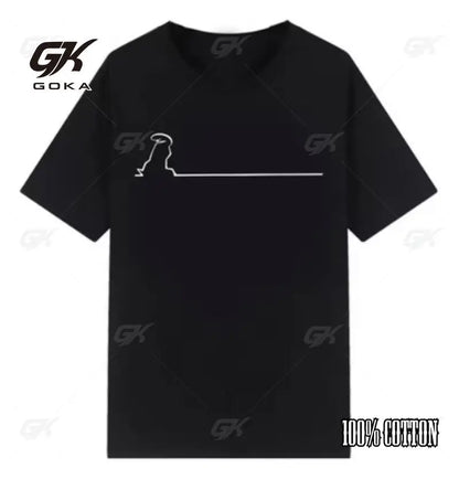 Summer T Shirts for Men Balum La Linea Funny Graphic Tshirt Cotton Comfortable Premium Camisetas Unisex Streetwear Fashion
