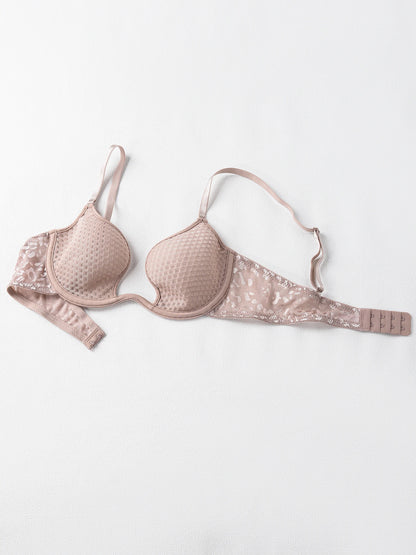 Sexy U-shaped spacer bra thin mesh Breathable underwear underwire comfortable stylish Lingerie bralette