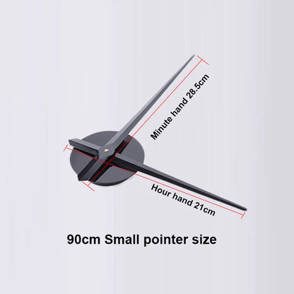 Large 3D Number Wall Clock - DIY Home Decoration for Living Room Bedroom Study Hotel