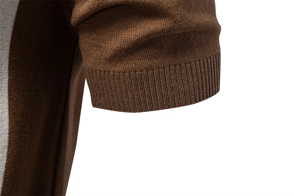 2026 Polo Shirt Men's Stripe Old Money Style Short Sleeve Soft Breathable Luxe Casual Elegant Daily Wear Polo Shirts For Male