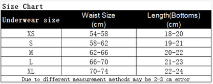 5-piece set of fully printed women's triangle panties with wavy edges, smooth and skin-friendly soft women's underwear