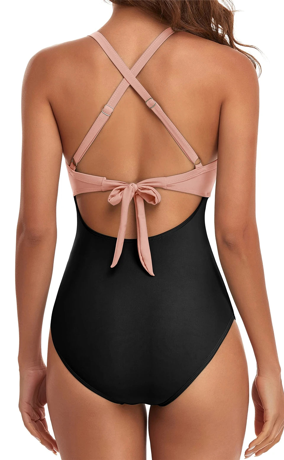 Strappy Hollow Out Swimwear Women 2026 Push Up Swimsuit Female One Piece Swimming Monokini Lady Padded Beachwear Bodysuit Summer