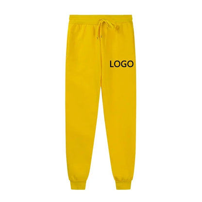 Customized Sweatpants Men Fashion Peronality Printed Drawstring Pocket Sport Pants Women Casual Workout Jogging Long Trousers