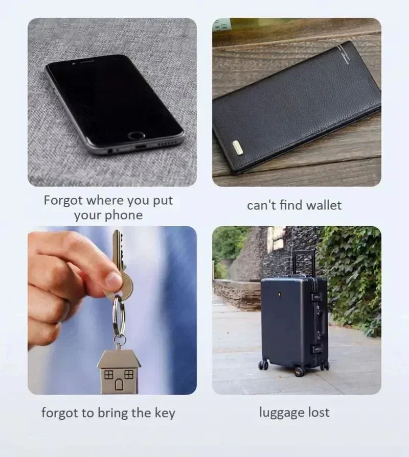New Mini GPS Tracker System Find My App Air Tag Smart Bluetooth Locator Child Finder Bag Anti-Loss Pet Collar With Tracker