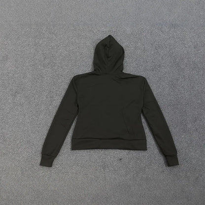Y2K New Emo Fashion Rivet Zipper Hoodie Women Harajuku Black Oversized Hoodie Gothic Retro Classic Sweatshirt Winter Clothing