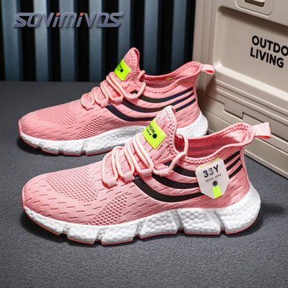 Men's Mesh Breathable Casual Shoes Non-Slip Stable Shock Absorption Lightweight Sneakers Couple Basket Homme 2020 la sportiva