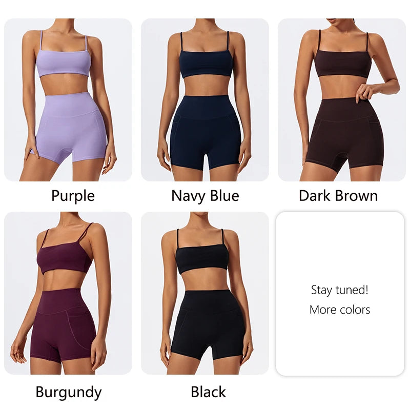 Women Gym Workout Set – Two Piece Activewear with Quick Dry Sportswear & Breathable Bra