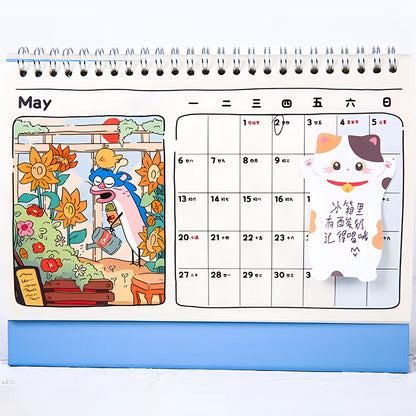 Aesthetic Cat Sticky Notes - Cute Kawaii Memo Pad for Daily Planning