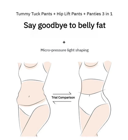 Cross-strap High-waisted Panties Lace 7A Antibacterial Hip-lifting Girdle Girl High-waisted Body Shaping Pants Anti-gravity