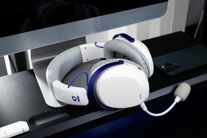 Akko GH300 Gaming Wireless Headphone with Mic Over-Ear Headset 7.1 Virtual Surround Sound Quad-Mode Head-mounted for Music Game