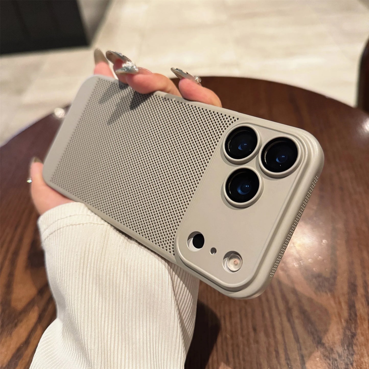 Ultrathin Heat Dissipation Case with Lens Protector for iPhone 1716151413 Pro Max Plus
